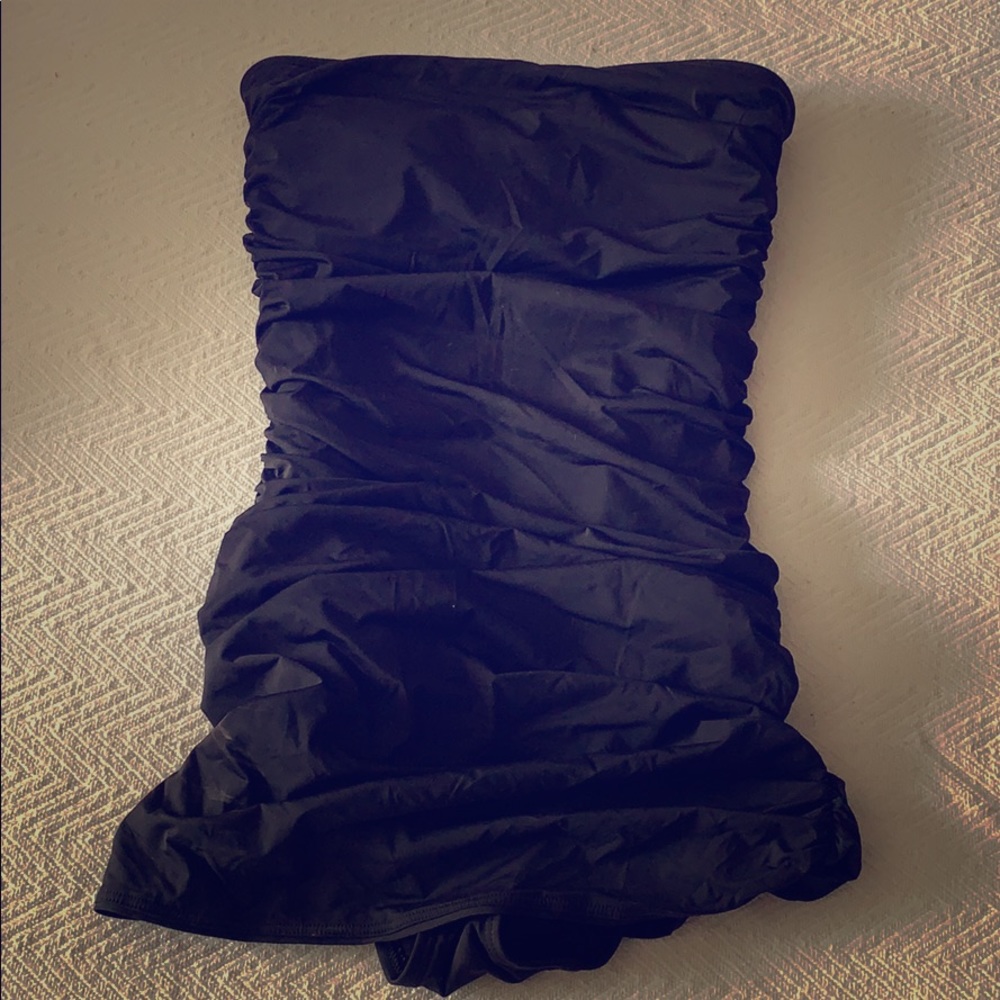 Victoria's Secret Strapless Shaping Swim Dress